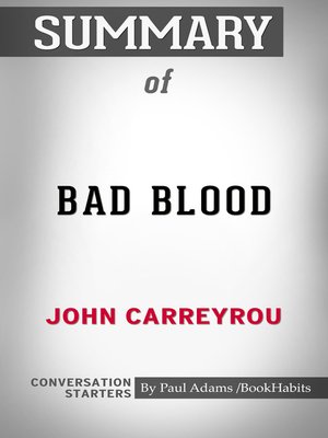 cover image of Summary of Bad Blood